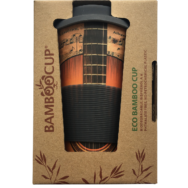 Termo hrnček Balev Bio Eco Bamboo Cup Guitar 0,4l