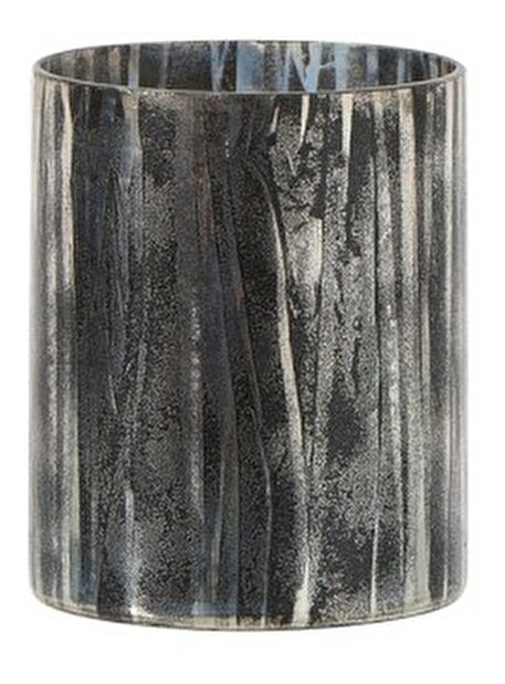 Dekoračná váza Jolipa Goldy Blue (13x13x15cm) (Čierna)