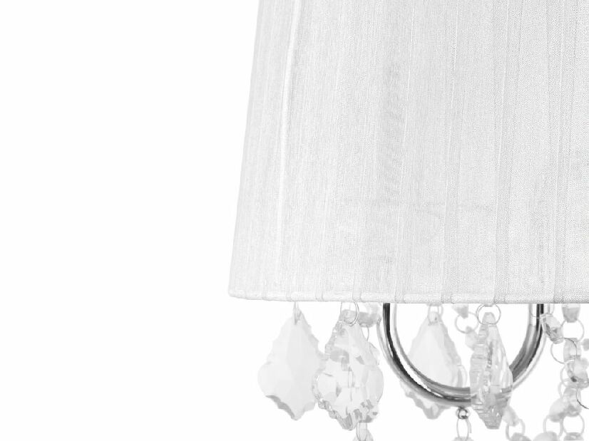 Závesná lampa Evandale (biela)