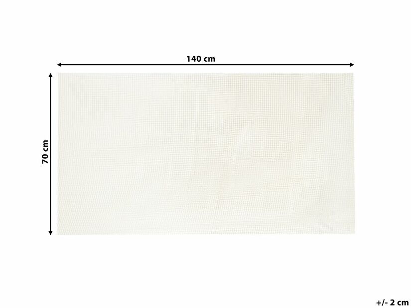 Protišmyková podložka pod koberec OSMO 70x140 cm (PVC) (biela)