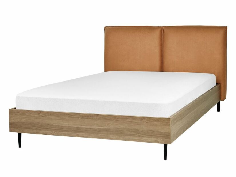 Manželská posteľ 140 cm Limza (hnedá)