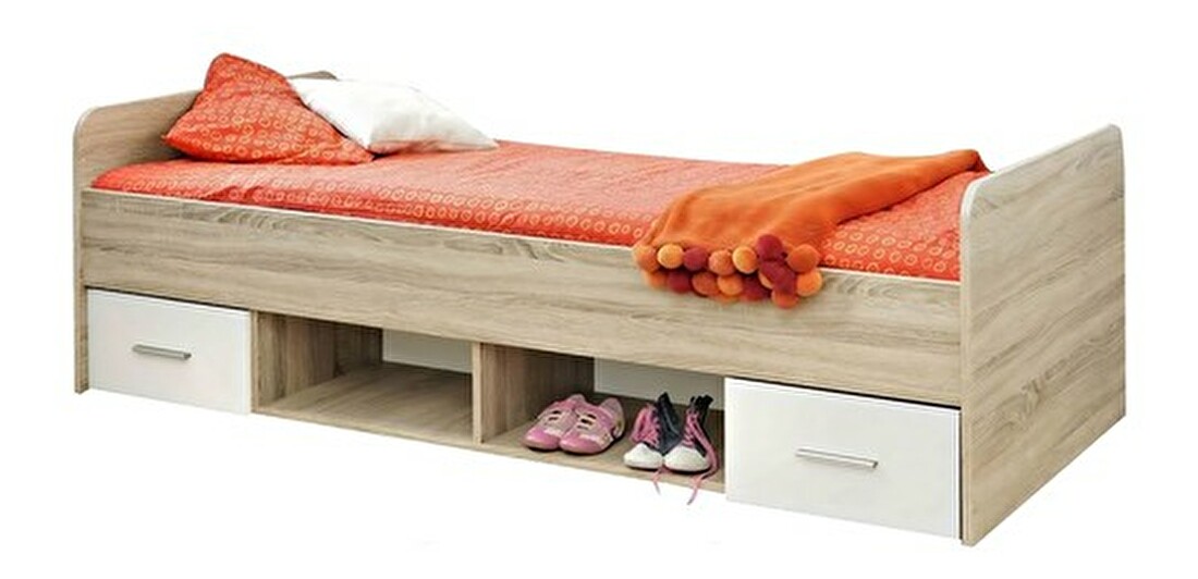 Jednolôžková posteľ 90 cm centuria CE04 (s roštom) *výpredaj