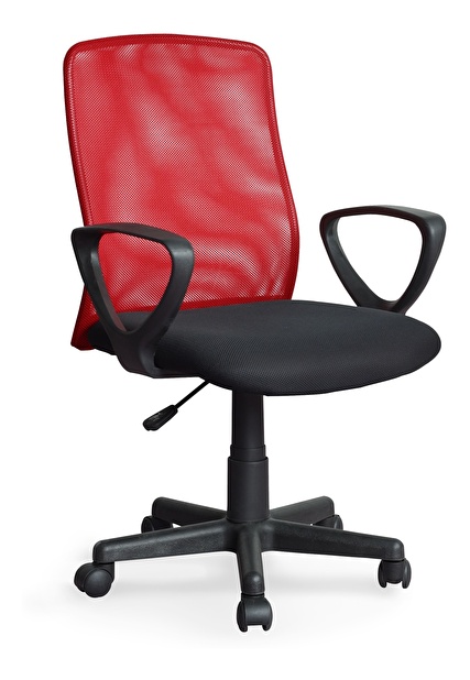 Kancelárska stolička Alex čierna + červená
