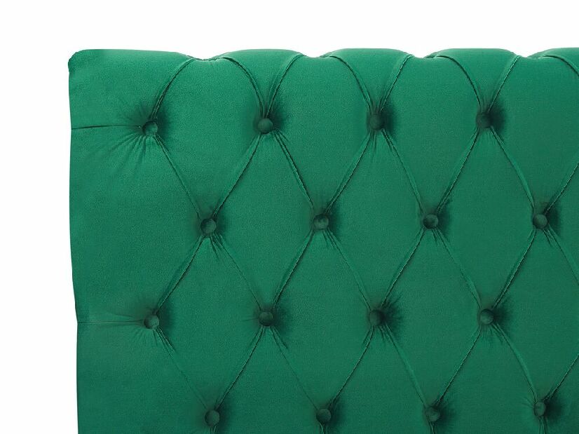 Manželská vodná posteľ 180 cm Alexandrine (zelená) (s roštom a matracom)