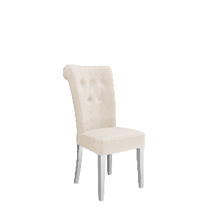 Jedálenská stolička Mirjan Samanta (biela + krémová)