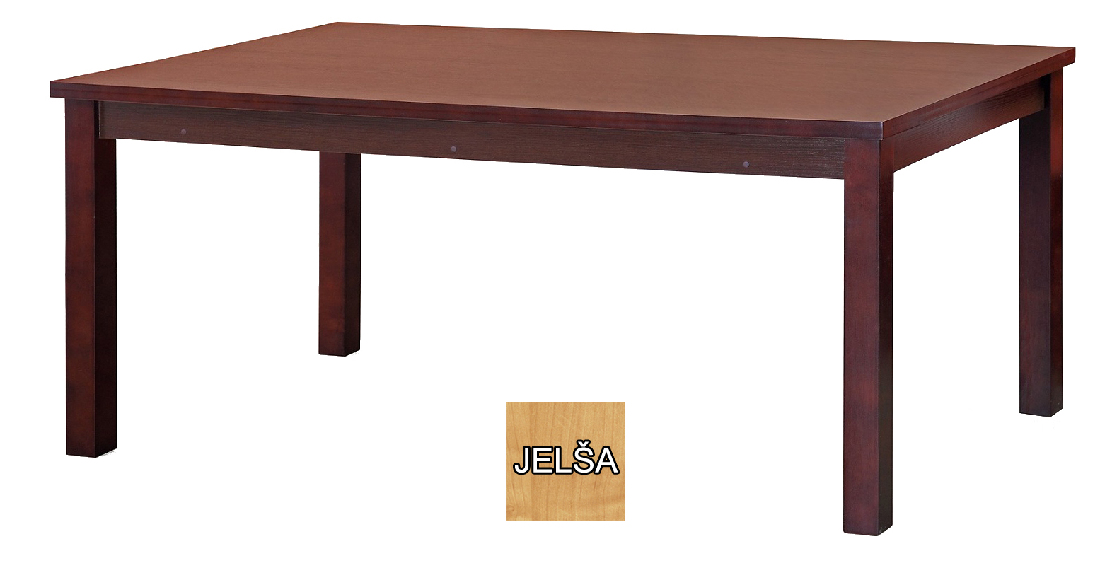 Jedálenský stôl Samba 180x100 (pre 8 osôb) (jelša) *bazár