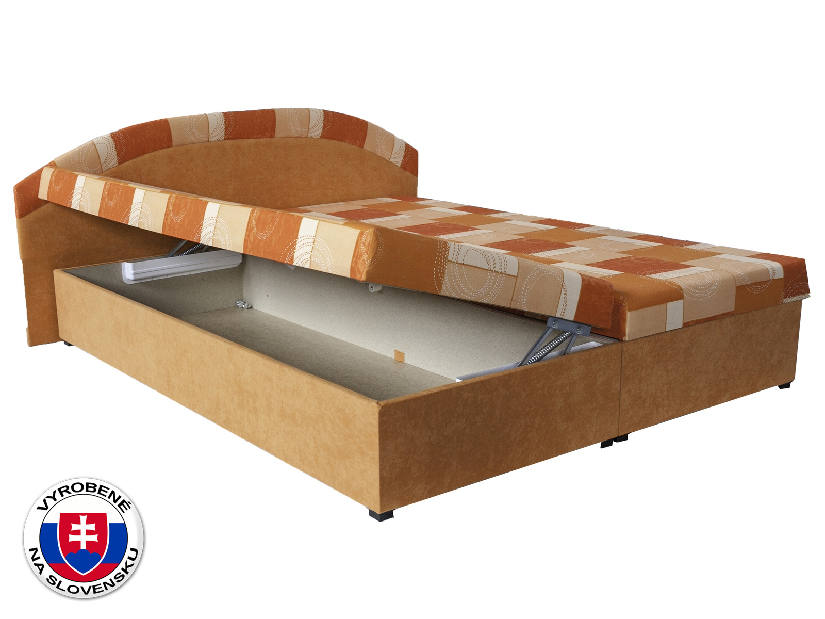 Manželská posteľ 165 cm Evita (s matracom)