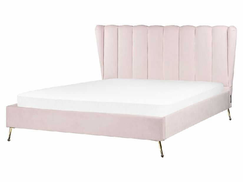Manželská posteľ 160 cm Mirabell (ružová)