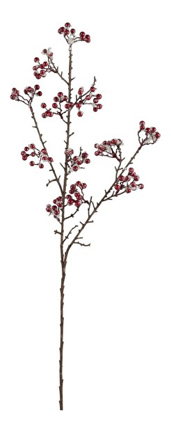 Kvetina Jolipa Vetvička Christmas Spirit (89x0x0cm) (Červená)