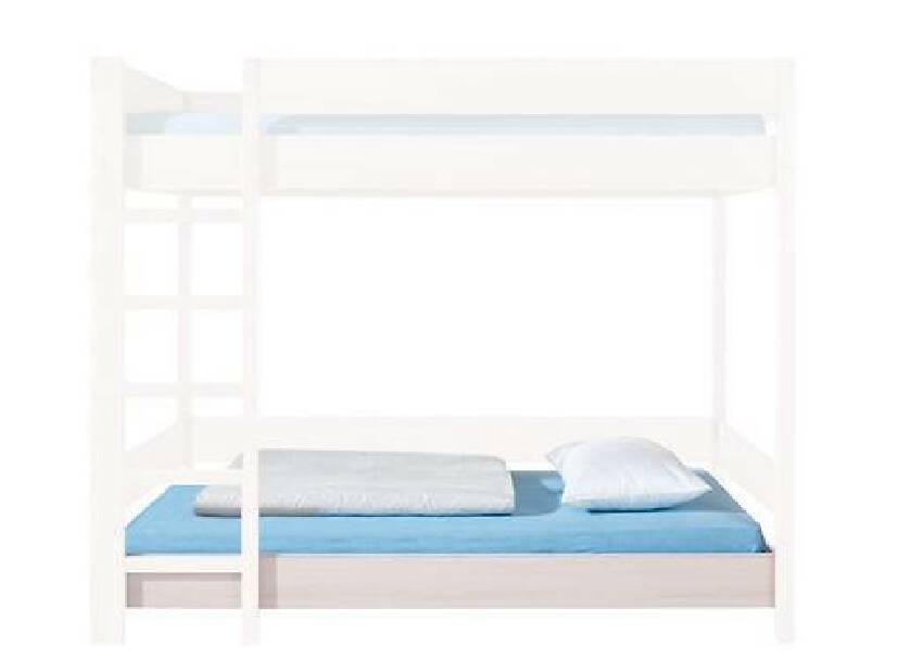 Jednolôžková posteľ 90 cm BRW Rupi LOZ/80/PIETRO/DOL (s matracom a roštom)