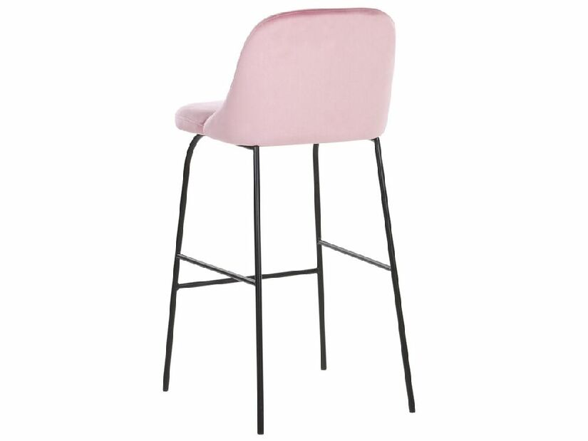 Set 2 ks. barových stoličiek NEKKE (ružová)