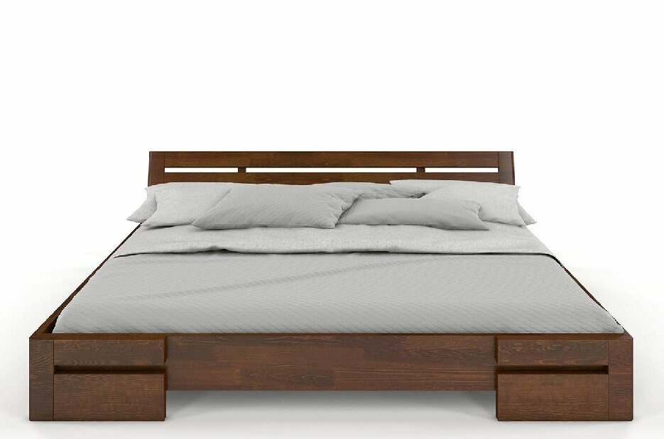 Manželská posteľ 180 cm Naturlig Bokeskogen (borovica)