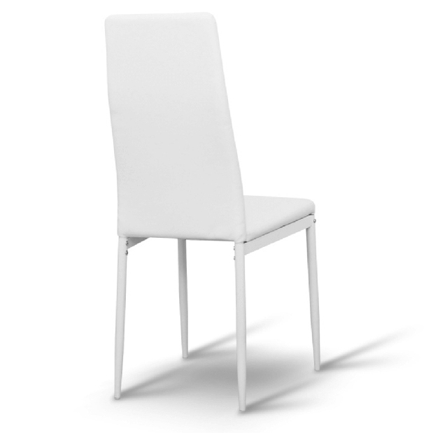 Jedálenská stolička Collort nova (biela ekokoža) *bazár