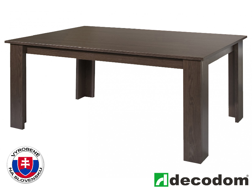 Jedálenský stôl Decodom Portos (pre 6 osôb) (dub tmavý)