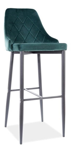 Barová stolička Tilda (tmavozelená)