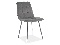 Jedálenská stolička Marlana (sivá + čierna)