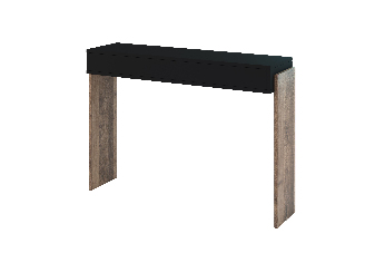 Konzolový stolík Zantra (čierna + dub colonial grange)