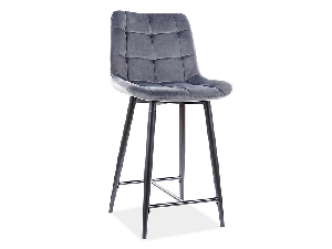Barová stolička Charlie (sivá)