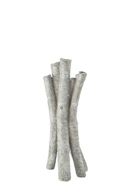 Dekoračná váza Jolipa (15x14x39cm) (Sivá)