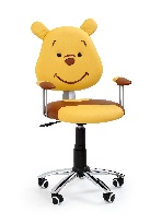 Detská stolička Kausi (žltá + hnedá)