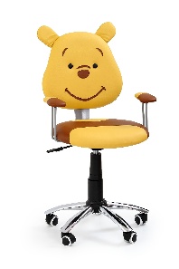 Detská stolička Kausi (žltá + hnedá)