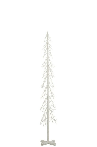 Figurína Jolipa Fauna a flóra Natural White Forest (23x23x120cm) (Strieborná)