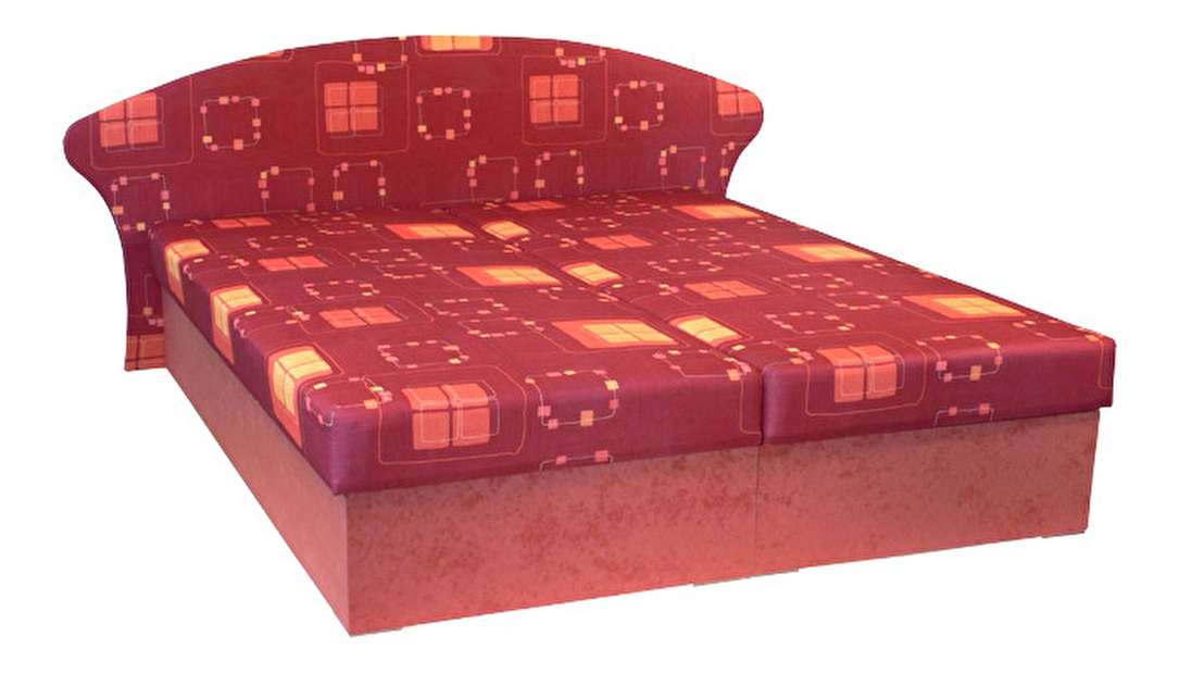 Manželská posteľ 160 cm Lukáš (so sendvičovým matracom)