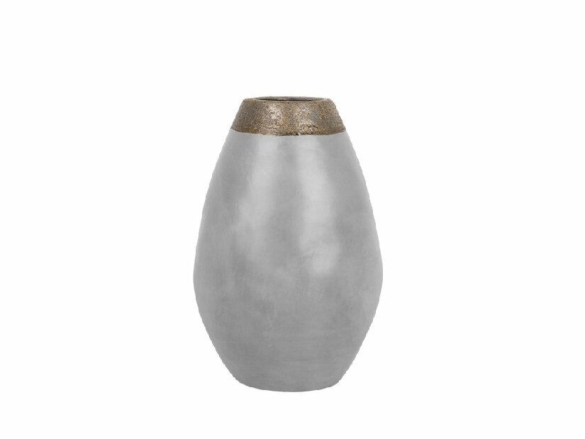 Váza CORIBA 32 cm (keramika) (sivá)
