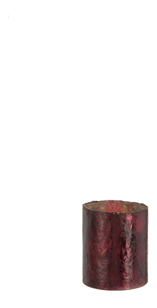 Svietnik Jolipa Na čajovú sviečku Exquisite Sapphire (7x7x8cm) (Červená)