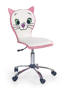 Detská stolička Luoda 2 (biela + ružová)
