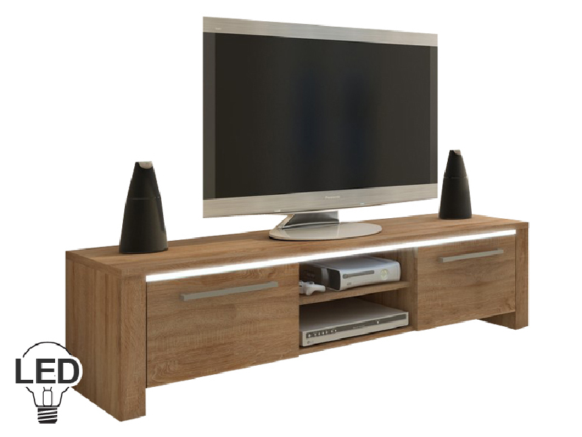 TV stolík/skrinka Helix (sonoma svetlá) *výpredaj