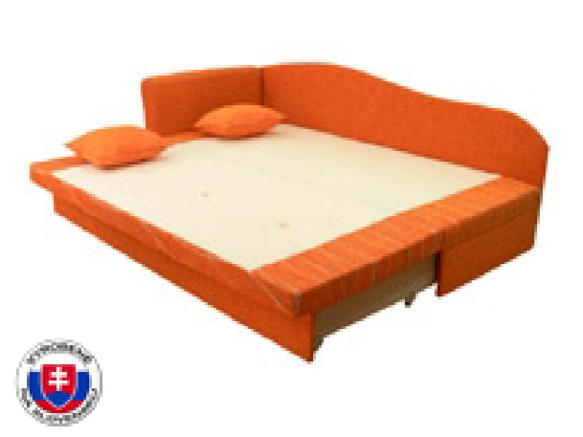 Rozkladacia posteľ (váľanda) 80 až 160 cm Katka (s molitanovým matracom) (vento biela + vento biela) (L) *výpredaj