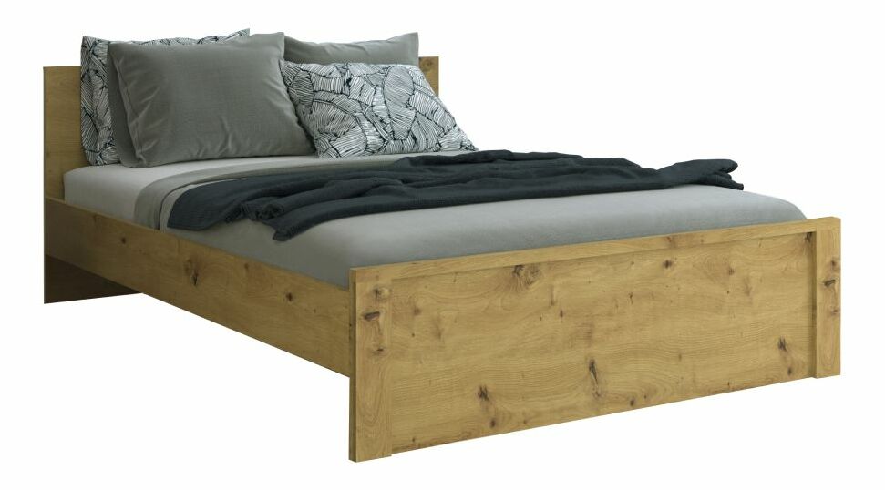 Jednolôžková posteľ 120 JESS (dub artisan)
