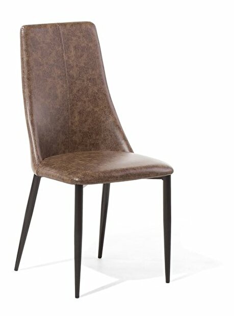 Jedálenská stolička Clenot (svetlohnedá)