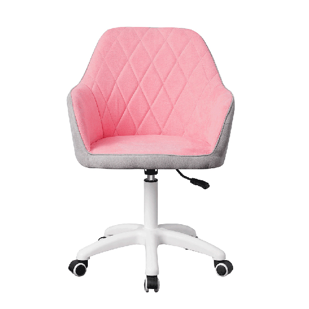 Kancelárska stolička Senta (ružová + sivá)
