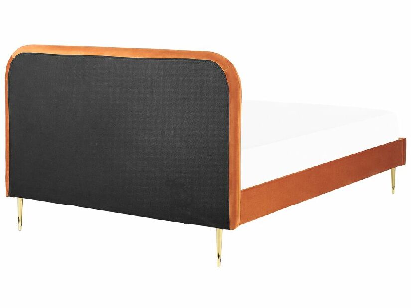 Manželská posteľ 160 cm Faris (oranžová) (s roštom)