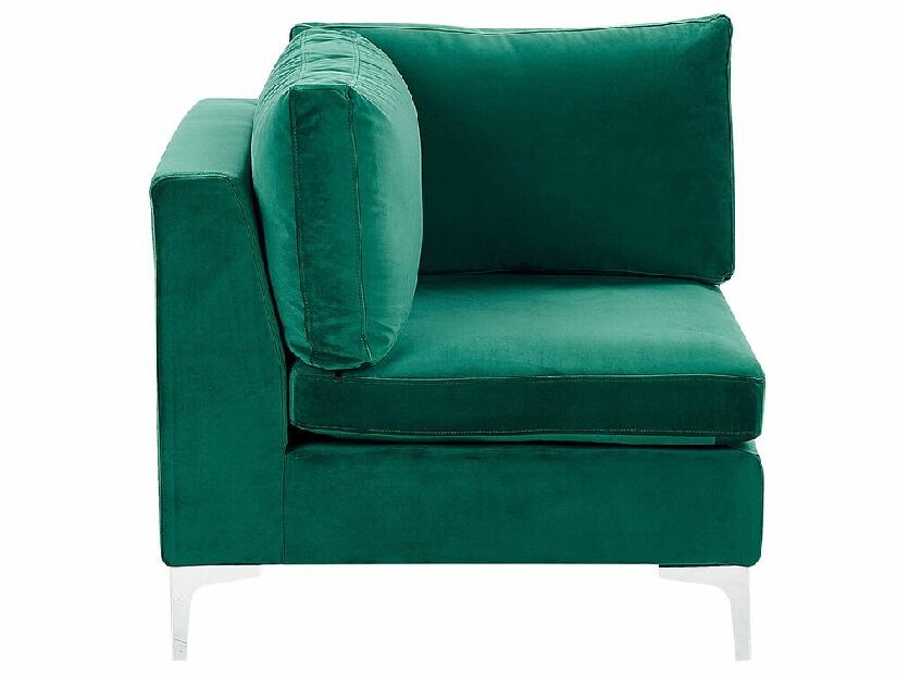 Rohová sedačka EVENA (zelená) (pre 5 osôb) (L)