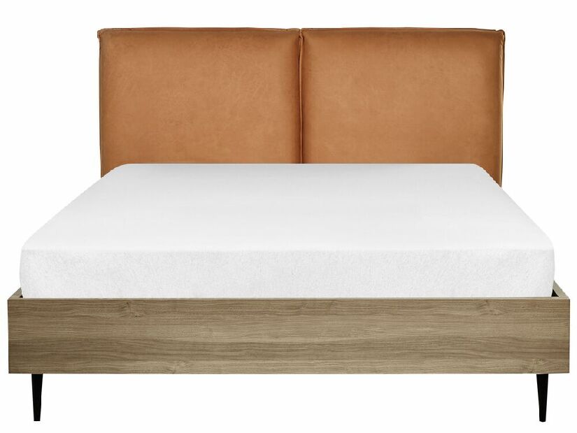 Manželská posteľ 140 cm Limza (hnedá)