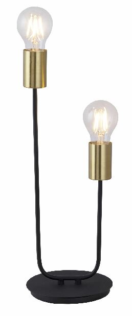 Stolová lampa Lanny 4560 (čierna + zlatá)