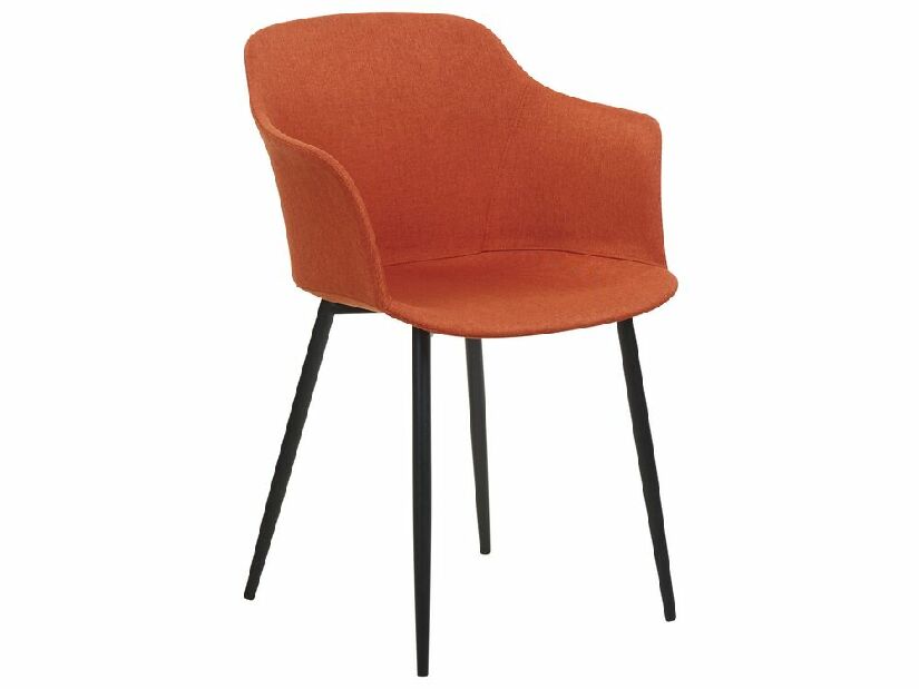 Set 2 ks jedálenských stoličiek Eleni (oranžová)