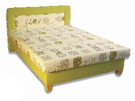 Manželská posteľ 140 cm Merlin (s penovými matracmi)