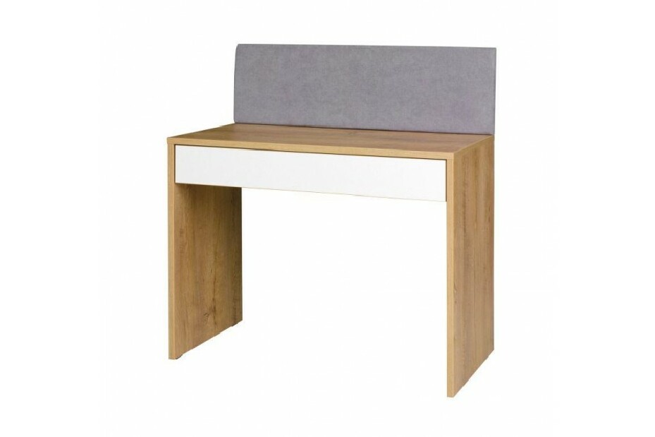 Písací stôl Minley M6 (dub lefkas + biela)