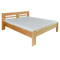 Manželská posteľ 140 cm LK 111 (buk) (masív)