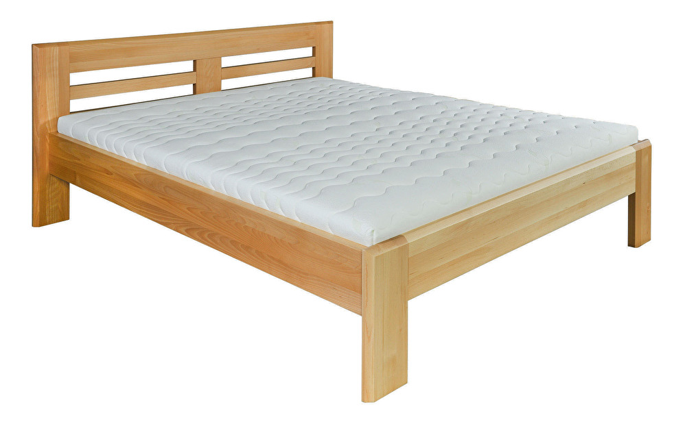 Manželská posteľ 160 cm LK 111 (buk) (masív)