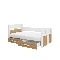Detská posteľ 180x80 cm s matracom  Buppi (artisan)