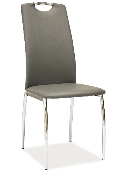 Jedálenská stolička H-622 (ekokoža sivá)