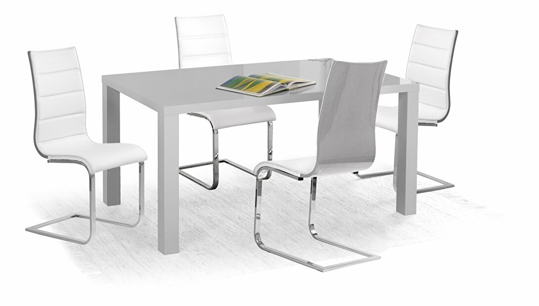Jedálenský stôl Ronald (sivá) (pre 4 osoby)