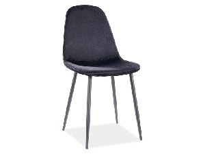 Jedálenská stolička Fannie (čierna + čierna)
