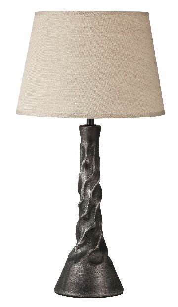 Stolová lampa Hattie 4375 (antická strieborná + béžová)