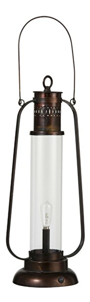 Lampa Jolipa skip Raw Ethnic (24x18x58cm) (Hnedá)